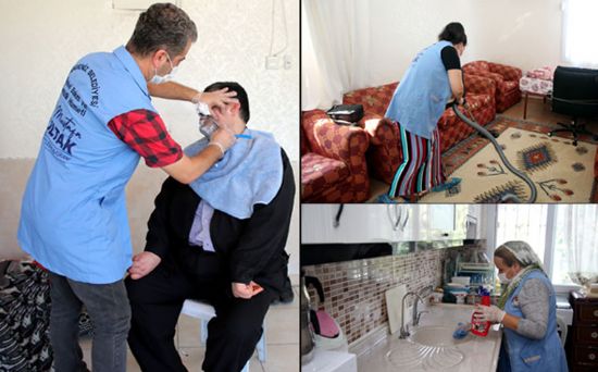  AKDEN�Z�DE EVDE BAKIM VE TEM�ZL�K H�ZMET� �LE Y�ZLERCE �NSANA ULA�ILIYOR