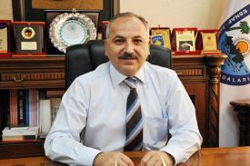 Mersin ESOB Y�netim Kurulu Ba�kan� Talat Din�er esnaf� uyard�