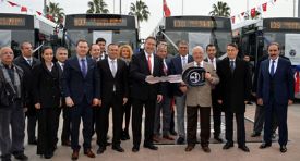 Belediye Otobüsleri teslim aldı