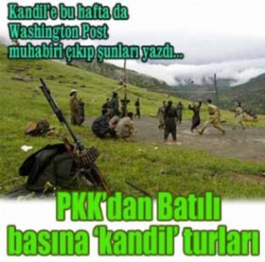 Bat�l� medyan�n Kandil Da�� turlar� s�r�yor 