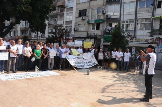 Emekliler taleplerini hayk�rd�: 