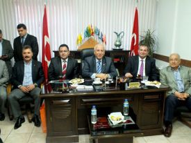 Mehmet Şandır Akdeniz İlçeyi ziyaret etti