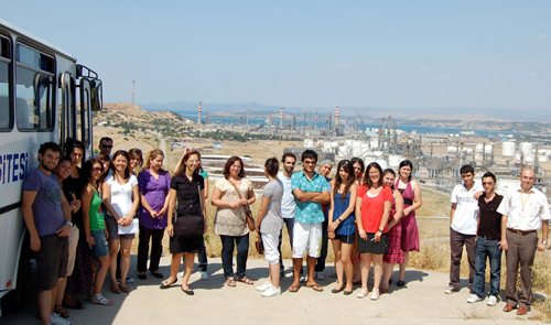 ALOSB�, �ehir ve b�lge planlama ��rencileri a��rlad�