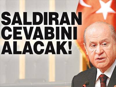 Bah�eli, �Ba�bakan ve yanda�lar�ndan hesap soraca��m� 