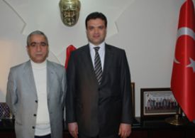 Antakya �of�rler Odas� Ba�kan� Veysel Sar��y� ziyaret etti