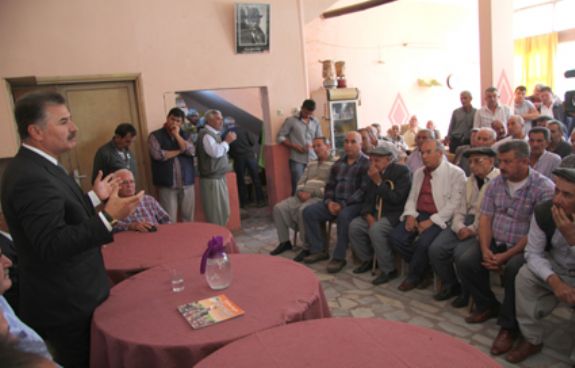 Arpaçsakarlar’da, Başkan Tuna’ya yoğun ilgi