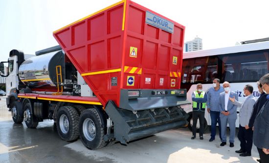 AKDEN�Z BELED�YES�,  SO�UK ASFALT SER�M� YAPAB�LECEK KOMB� ARACINA SAH�P OLDU