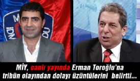 M�Y, Canl � yay�nda Erman Roro�lu�na �z�nt�lerini belirtti