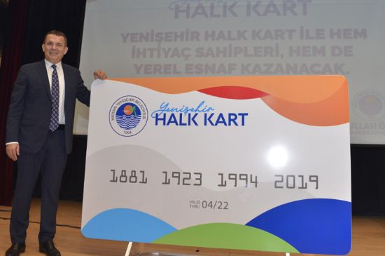 YEN��EH�R BELED�YES� HALK KART �LE �HT�YA� SAH�PLER�N�N YANINDA