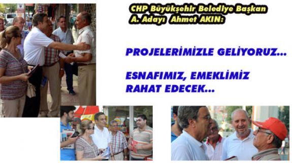 Ahmet Akın arı gibi çalışıyor