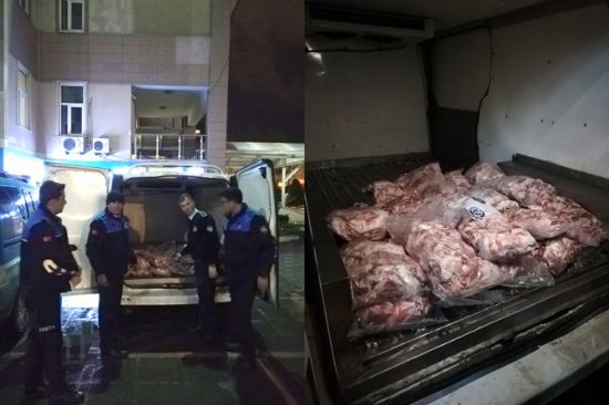 AKDEN�Z ZABITA EK�PLER�, 170 K�LO KOKMU� ET ELE GE��RD�