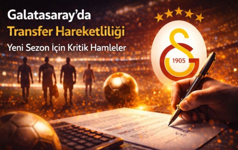Galatasaray’da Transfer Hareketliliği: Yeni Sezon İçin Kritik Hamleler