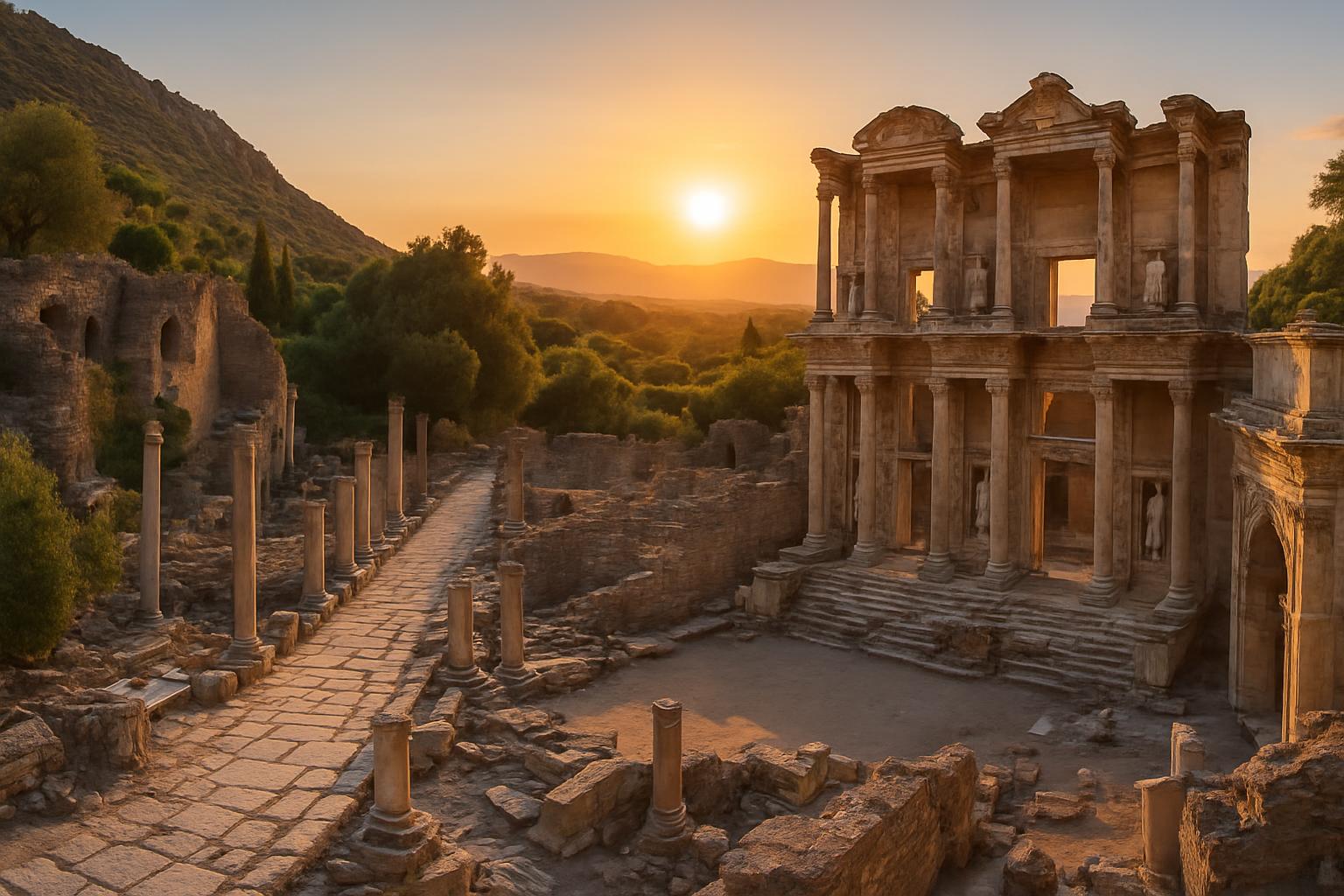 İzmir’in İncisi Efes Antik Kenti’nin Tarihi ve Öne Çıkan Yapıları